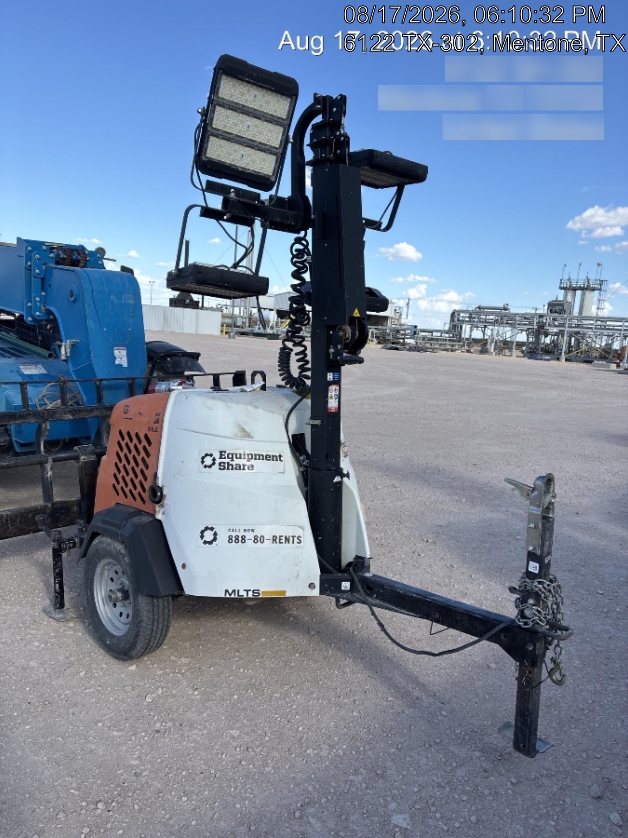 2023 Generac MLT2 Diesel, Flex Switch 120V Input, Powerzone Controller, (4) 320W LED Lights, 4kW Generator, 39.9 Gal Fuel Tank, 2" Ball, T3