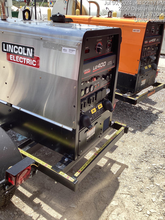 2024 Lincoln Electric LE400 Kubota V1505, Trlr, Cable Rack, Light Kit, ES Decals, T3