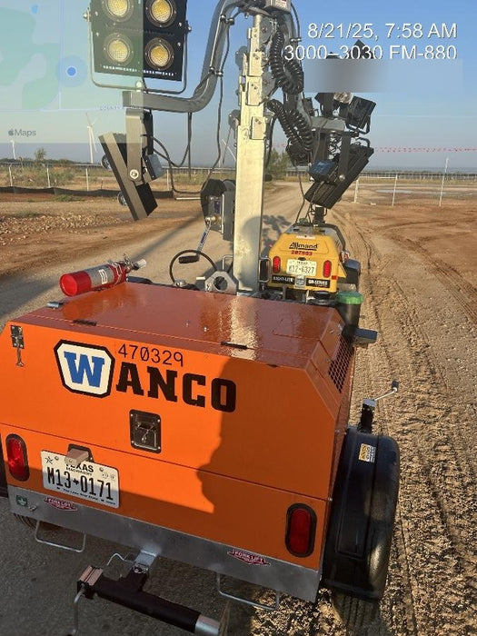 2024 Wanco WLTT-4MM4K Diesel, Deep Sea Controller, Shore Power Plug, Auto Start, (4) 350W LED Floodlights, 4kW Generator, 60 Gal Fuel Tank, 2" Ball, T3