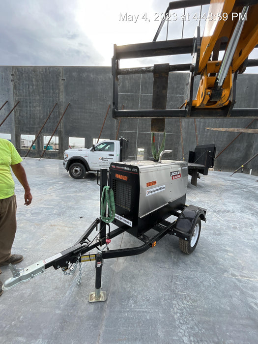 2022 Lincoln Electric Vantage 322 Trlr Mounted, Cable Rack, Light Kit