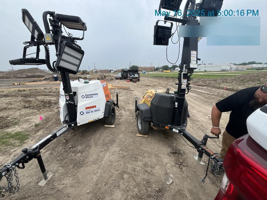 2024 Generac MLT2 Diesel, Flex Switch 120V Input, Powerzone Controller, 
(4) 320W LED Lights, 4kW Generator, 39.9 Gal Fuel Tank, 2" Ball, T3