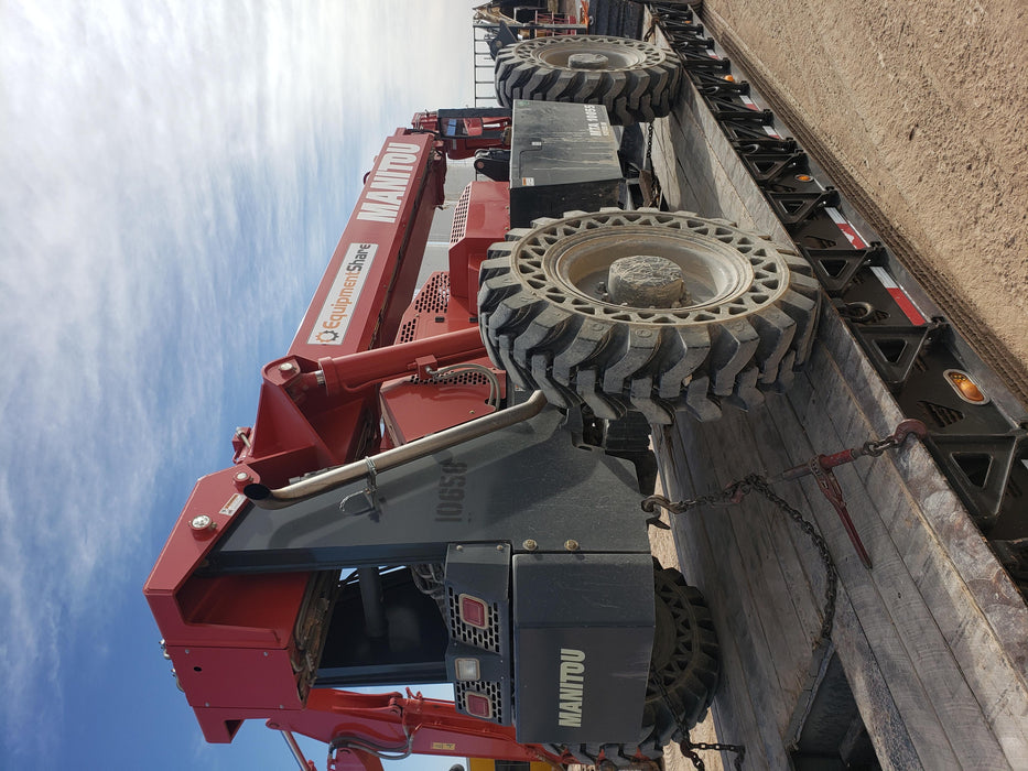 2018 Manitou MTA10055 Manitou MTA10055 - Canopy, Worklights, Beacon, 66" Carriage, 60" Forks, Solid Tires, Aux Hydraulics