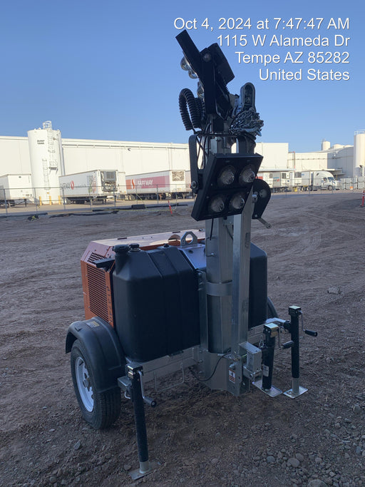 2024 Wanco WLTT-4MM4K Diesel, Deep Sea Controller, Shore Power Plug, Auto Start, (4) 350W LED Floodlights, 4kW Generator, 60 Gal Fuel Tank, 2" Ball, T3