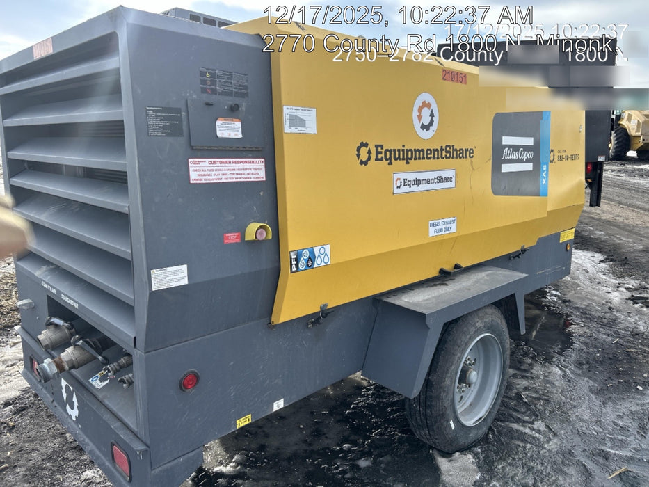 2022 ATLAS COPCO XAS 900