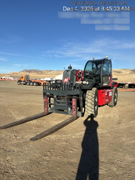 2019 Magni HTH 20.10 Two LED lights on cab - front, Four LED lights on cab - rear, Two LED lights on the boom, Camera on boom & back, Foam Filled Tires | Attachments: Forkcarriage 20 T with 96" forks & positioner w/Forkcarriage 20 T with 96" forks & positioner