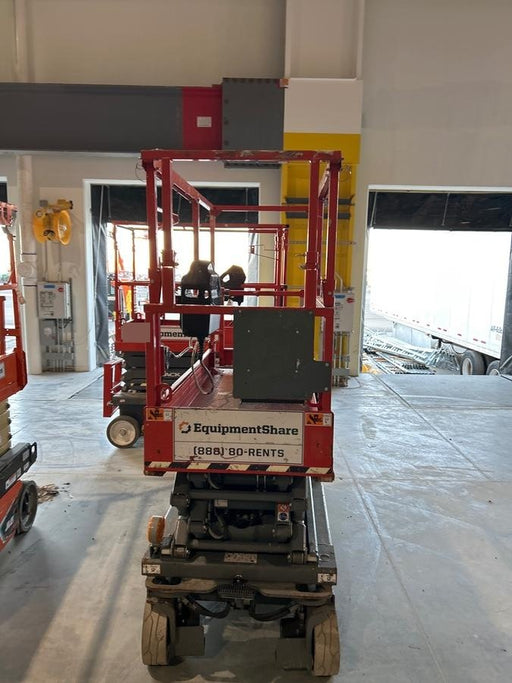 2020 Skyjack SJIII-3219 Solid NM Tires, Half height spring hinged entry gate, Dual Beacons, 800W Inverter