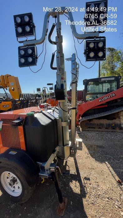 2023 Wanco WLTT-4MM4K Diesel, Deep Sea Controller, Shore Power Plug, Auto Start, (4) 350W LED Floodlights, 4kW Generator, 60 Gal Fuel Tank, 2" Ball, T3