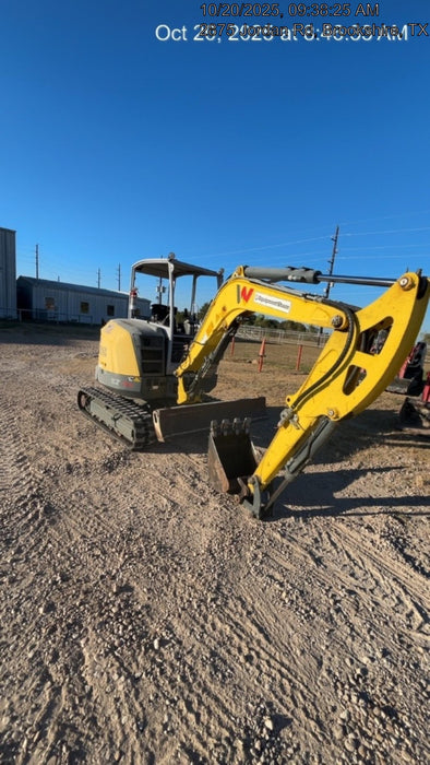 2020 Wacker Neuson EZ36 MX,TRK,LONG,CANOPY w/QC Coupler, 12"/18"/24" HD Buckets