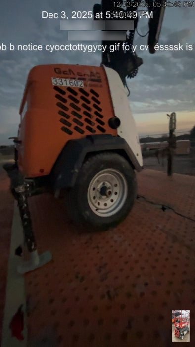 2023 Generac MLT2 Diesel, Flex Switch 120V Input, Powerzone Controller, (4) 320W LED Lights, 4kW Generator, 39.9 Gal Fuel Tank, 2" Ball, T3