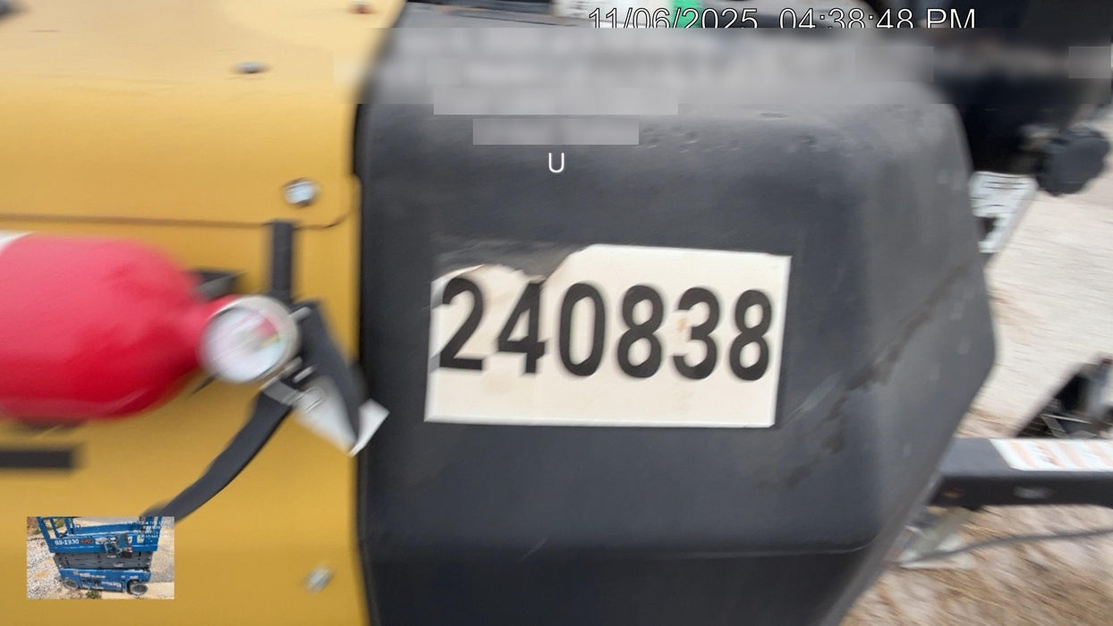 2022 Allmand NLV3GR (4) LED Light Fixture 350W, 23' Vertical Mast, 3kW Prime, Towable, Deep Sea L401, Leveling Jacks, Yanmar T4F 5.8hp