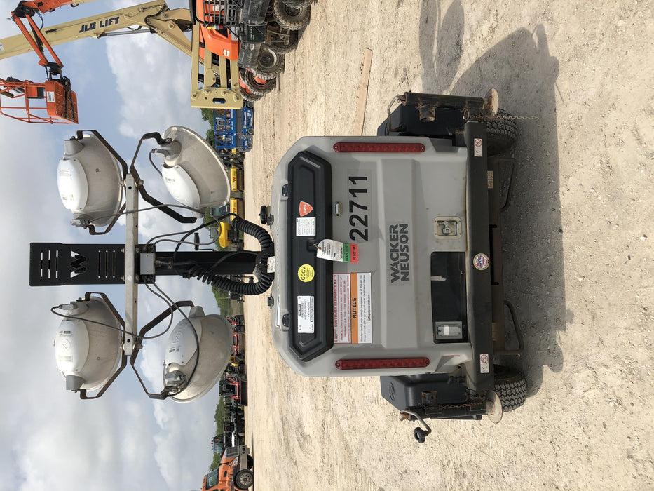 2019 Wacker Neuson LTV6L-MH Wacker Neuson LTV6L Mobile Light Tower w/Fuel Level Sensor Installed