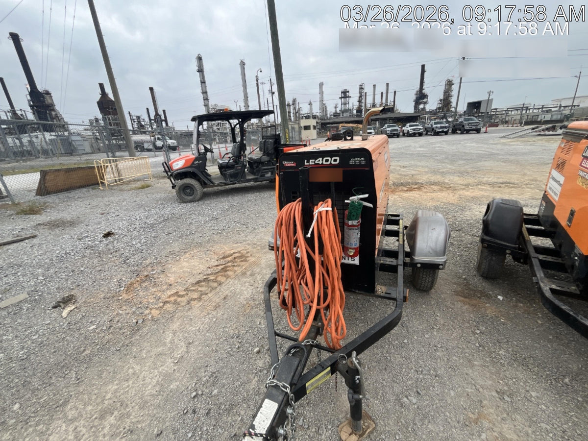 2022 Lincoln Electric LE400 Kubota V1505, Trlr, Cable Rack, Light Kit, ES Decals, T3