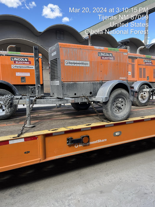 2022 Lincoln Electric LE400 Kubota V1505, Trlr, Cable Rack, Light Kit, ES Decals, T3