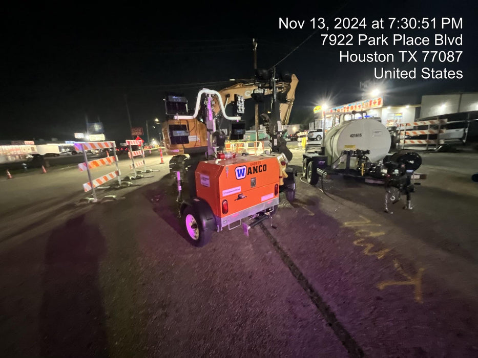 2024 Wanco WLTT-4MM4K Diesel, Deep Sea Controller, Shore Power Plug, Auto Start, (4) 350W LED Floodlights, 4kW Generator, 60 Gal Fuel Tank, 2" Ball, T3