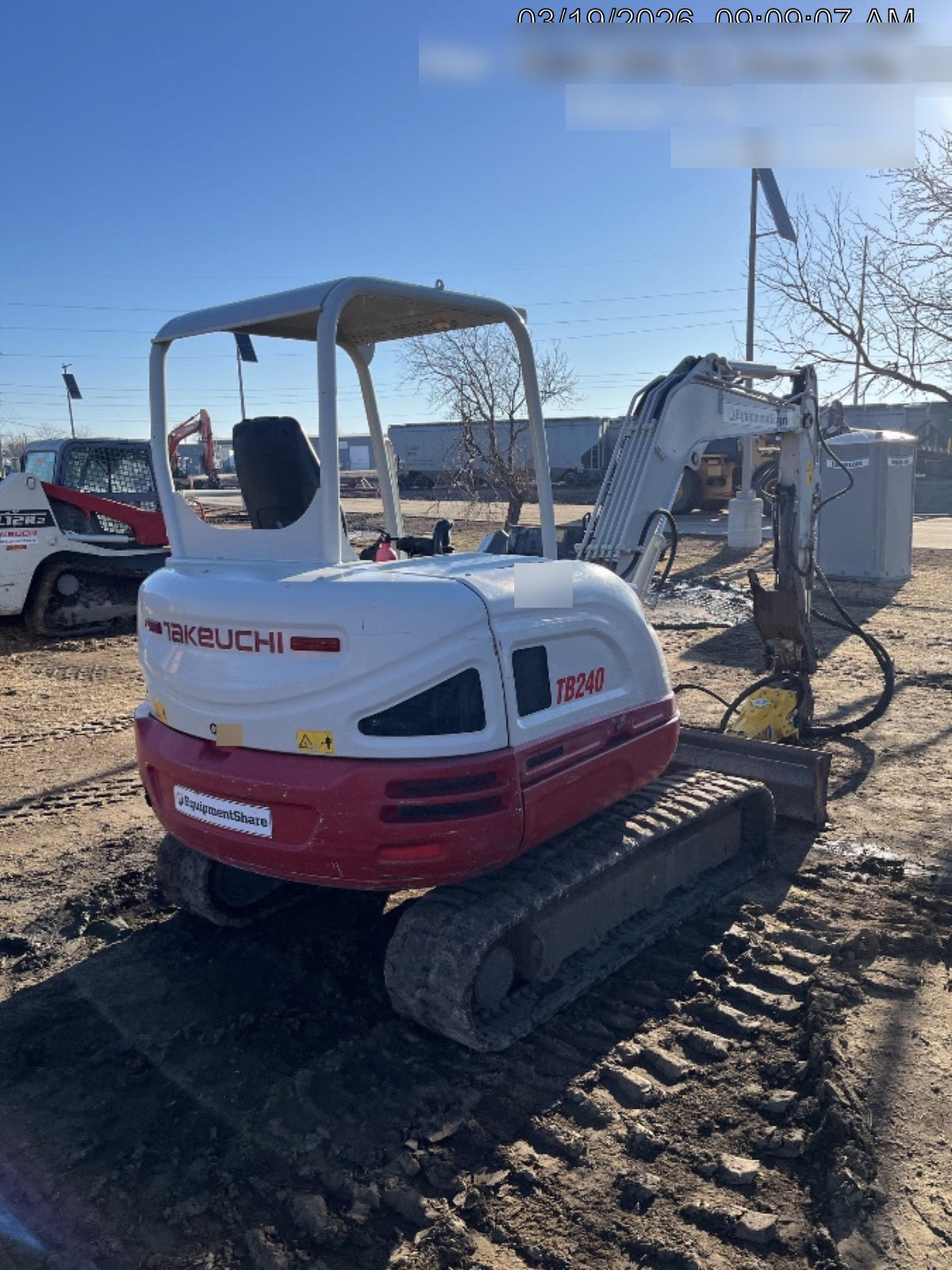 2019 TAKEUCHI TB240