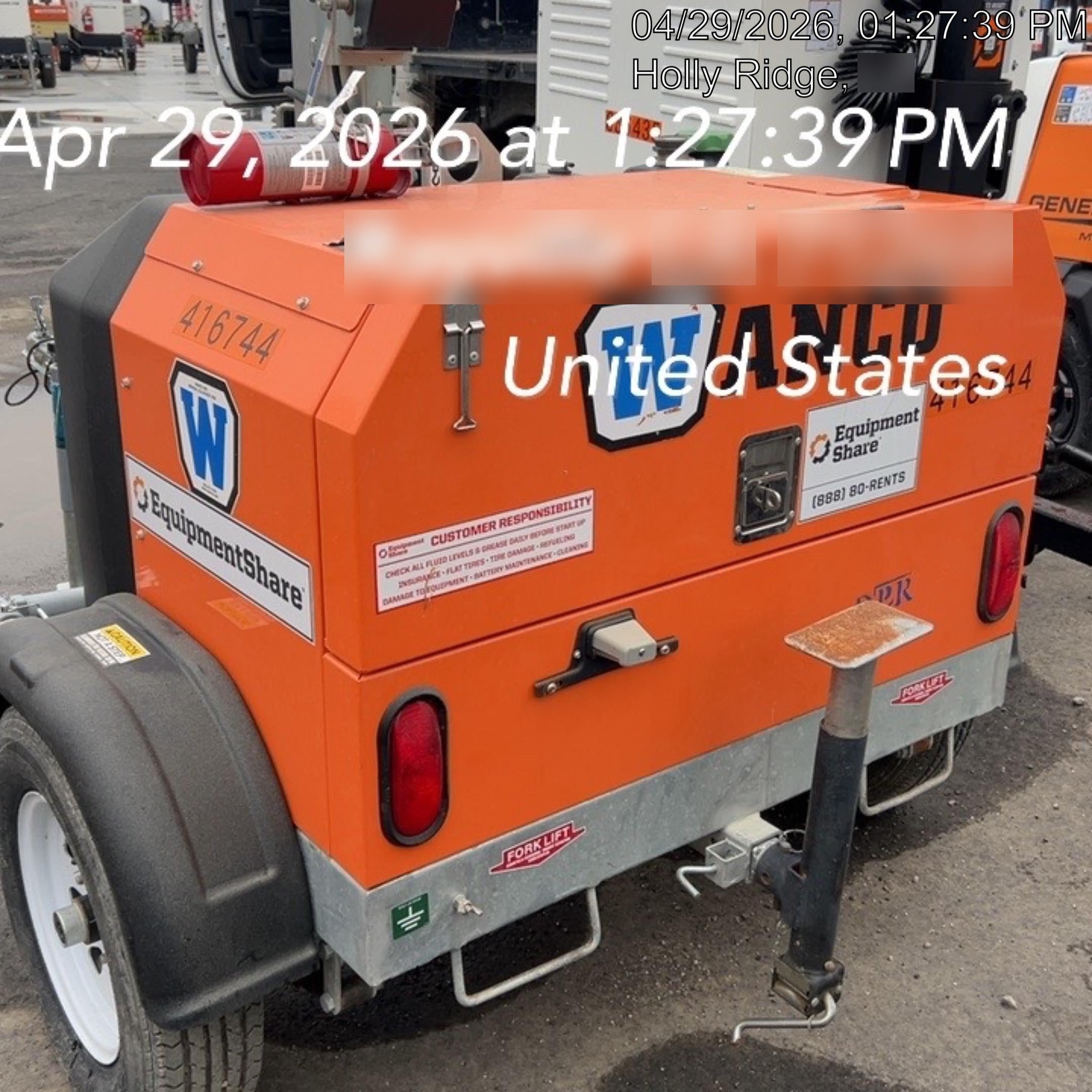 2024 Wanco WLTT-4MM4K Diesel, Deep Sea Controller, Shore Power Plug, Auto Start, (4) 350W LED Floodlights, 4kW Generator, 60 Gal Fuel Tank, 2" Ball, T3