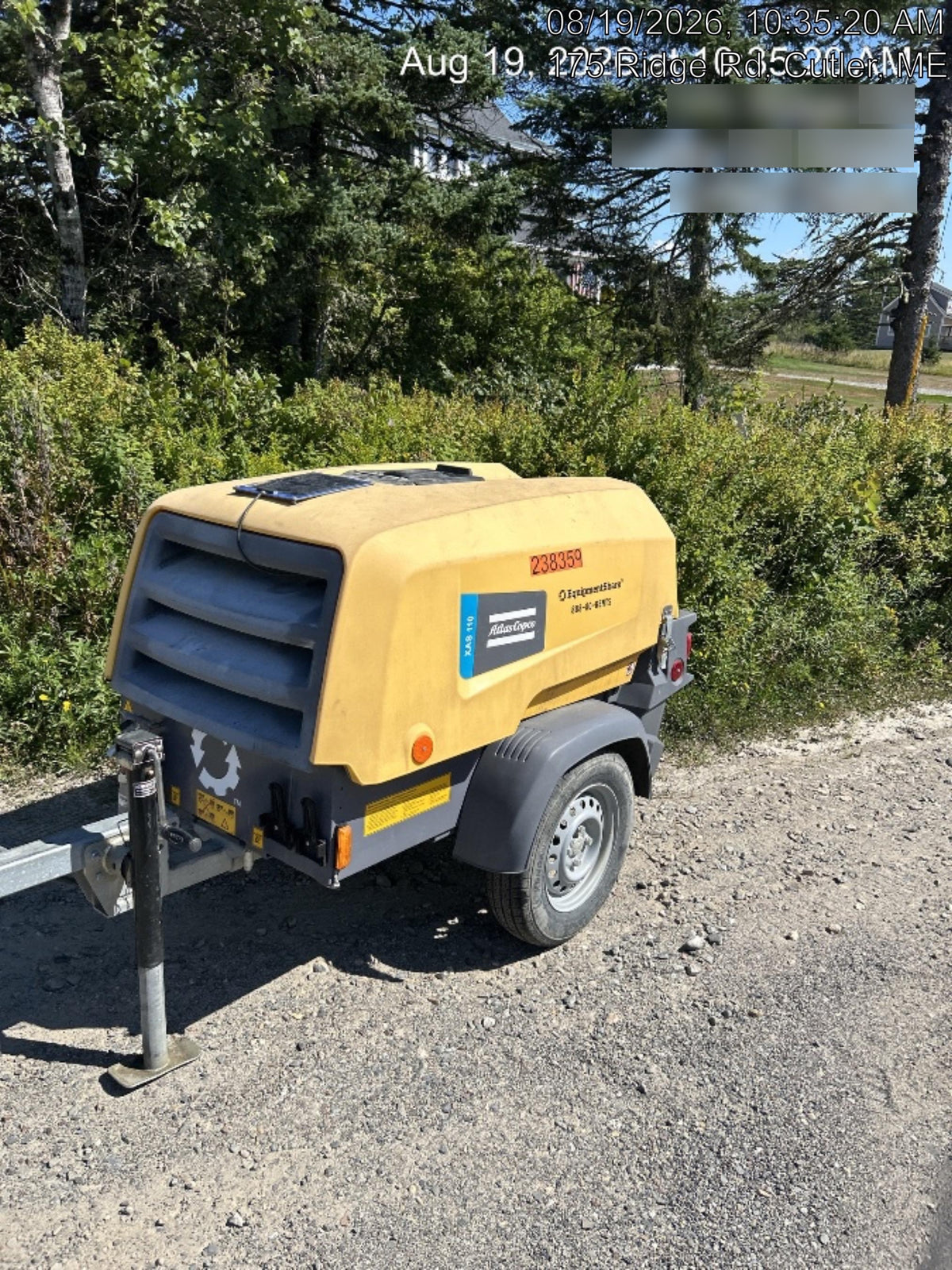 2022 ATLAS COPCO XAS 110