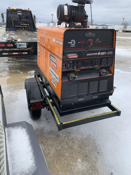 2021 Lincoln Electric Vantage 549X Ready Pak 3, ORANGE (includes trailer, cable rack, fender light kit)