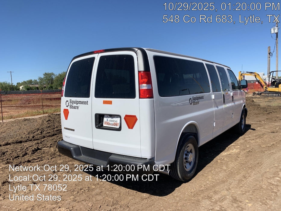 2025 CHEVROLET Express Van - Rental