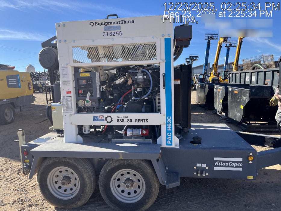 2023 ATLAS COPCO PAC H63 JD