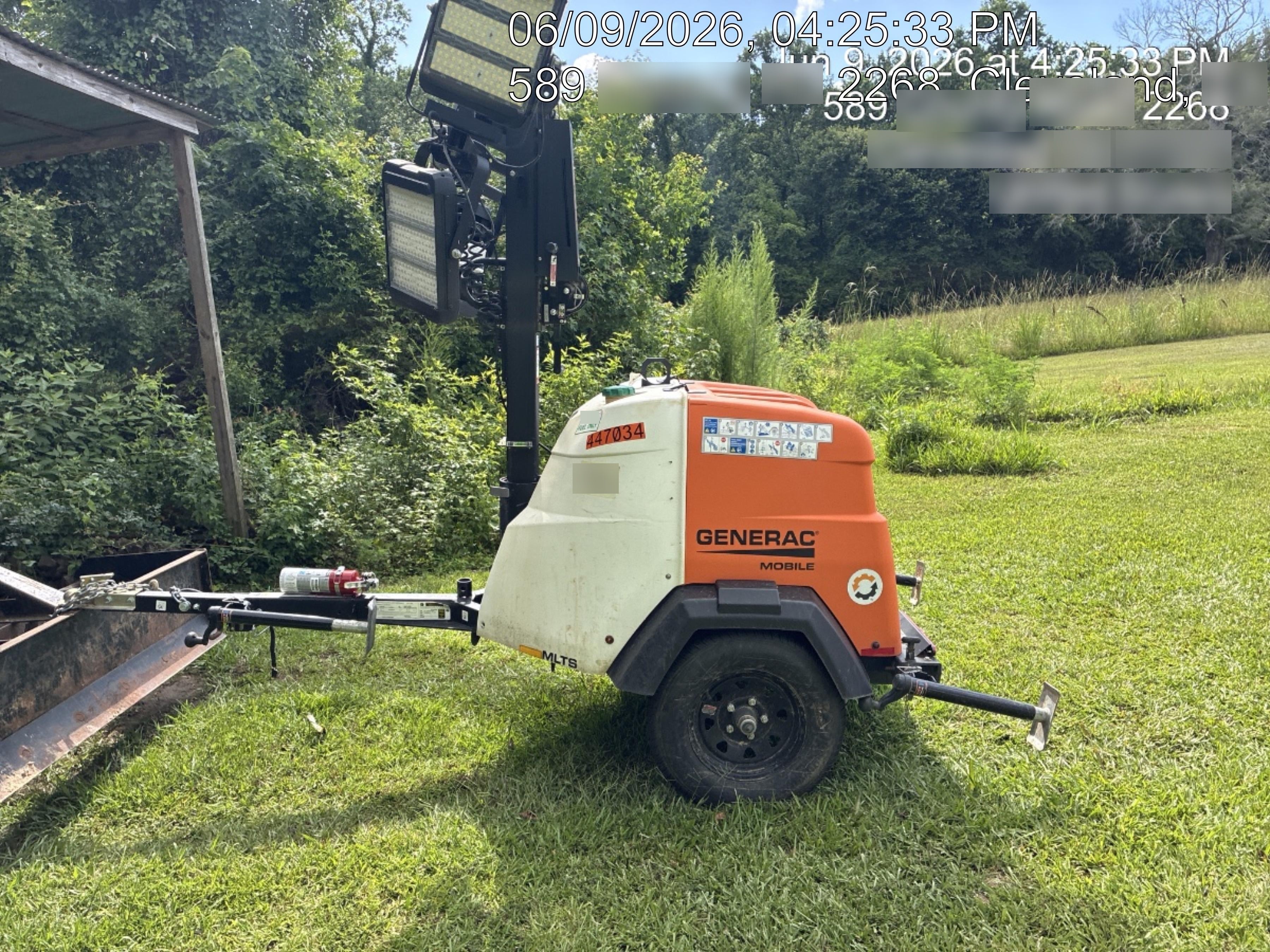 2024 Generac MLTS-4 2.4kW, Mitsu Eng, Analog, LED, Diesel.