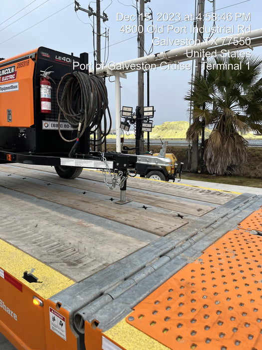 2022 Lincoln Electric LE400 Kubota V1505, Trlr, Cable Rack, Light Kit, ES Decals, T3