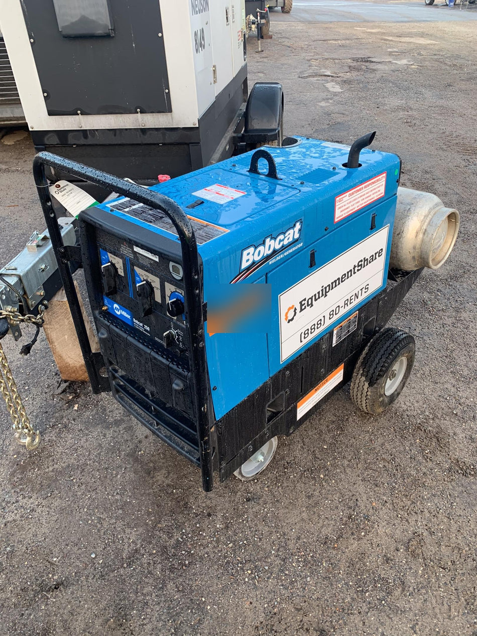 2020 Miller Electric BOBCAT 250 Part #951600 PKG-250 amp Propane Welder, Standard w/Running Gear, Bracket, Hos