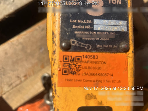 2021 HARRINGTON L5LB030-20