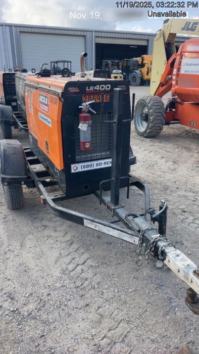 2022 Lincoln Electric LE400 Kubota V1505, Trlr, Cable Rack, Light Kit, ES Decals, T3