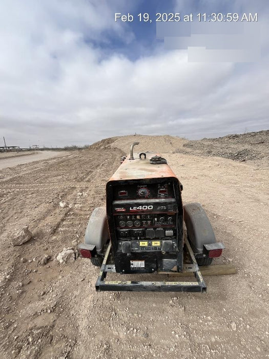 2022 Lincoln Electric LE400 Kubota V1505, Trlr, Cable Rack, Light Kit, ES Decals, T3