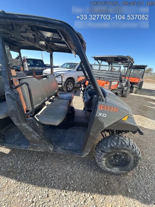 2021 Polaris Pro XD 4000D AWD Canopy, Diesel, 4-6 Passenger, LED Strobe, Rearview Mirror