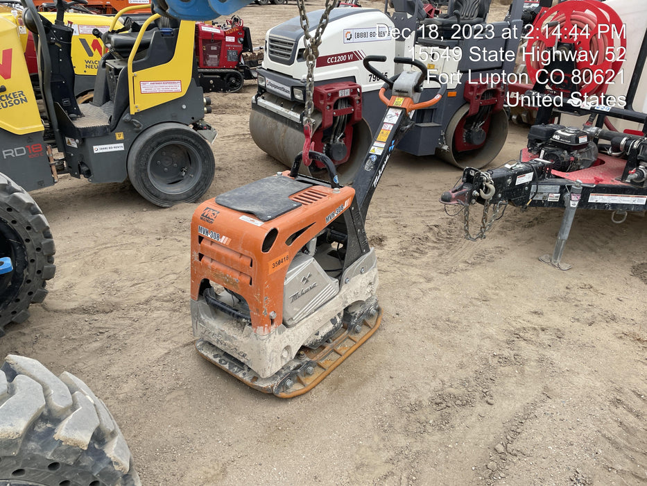 2023 Multiquip MV308GH Honda GX270, 18" Plate, Tachometer