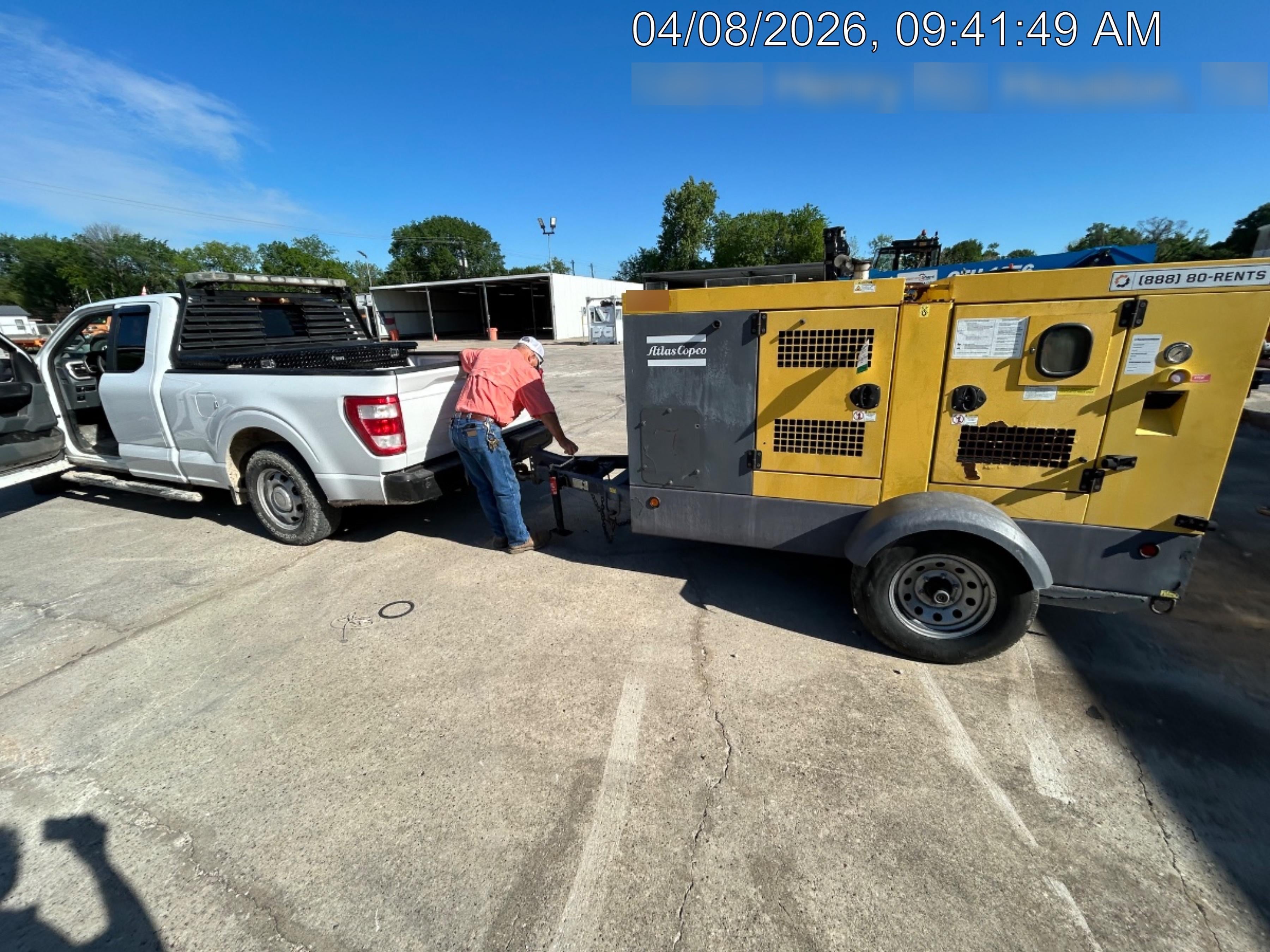 2020 ATLAS COPCO PAS 150 HF CS Enclosed