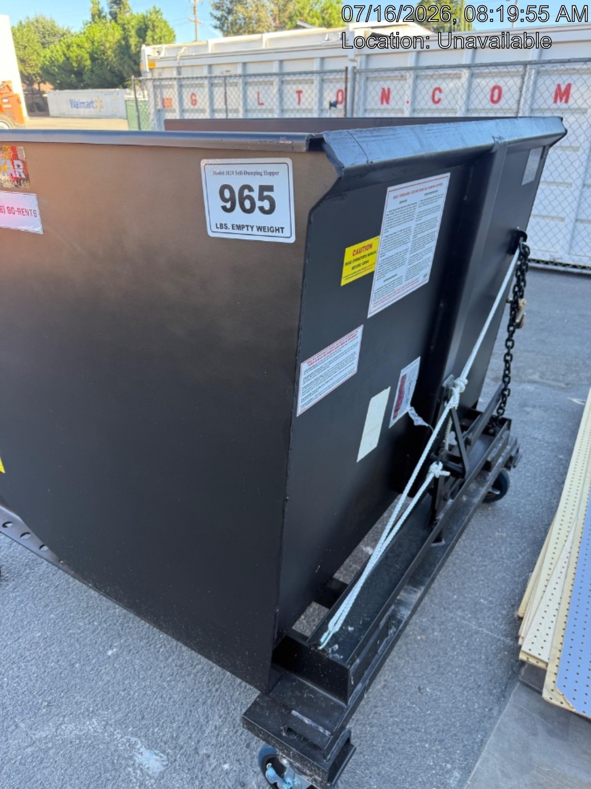 2026 STAR INDUSTRIES M-1820 - Self-Dump Hopper