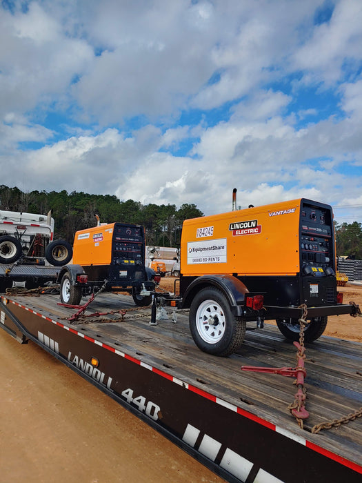 2021 Lincoln Electric Vantage 322 Vantage 322 Ready Pak 3 w/ Decals, ORANGE (includes trailer, cable rack, fender light kit) NO Telematics