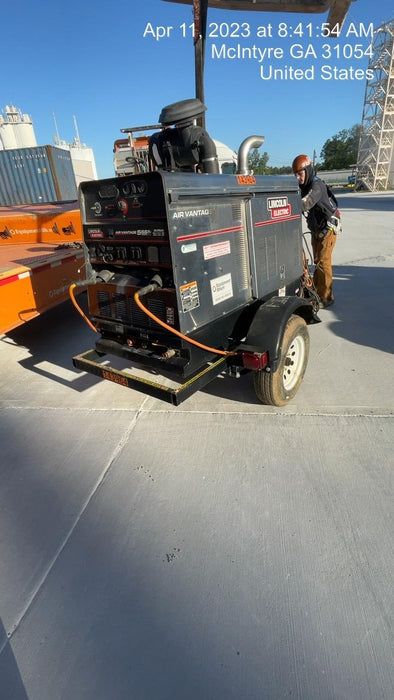 2021 Lincoln Electric Air Vantage 566 Air Vantage 566X Ready Pak 3 (includes trailer, cable rack, fender light kit); no telematics