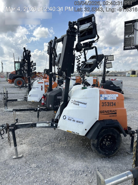 2023 Generac MLT2 Diesel, Flex Switch 120V Input, Powerzone Controller, (4) 320W LED Lights, 4kW Generator, 39.9 Gal Fuel Tank, 2" Ball, T3