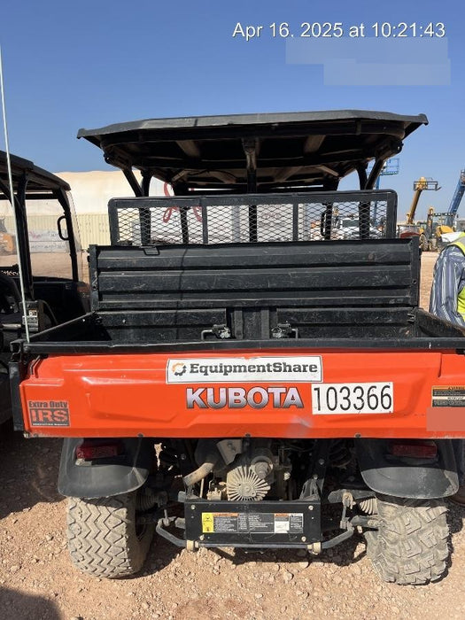 2020 Kubota RTV-X1140W-H 4WD utility cart -LED strobe -Windshield tempered glass -Plastic canopy -Wire harness kit -Backup alarm