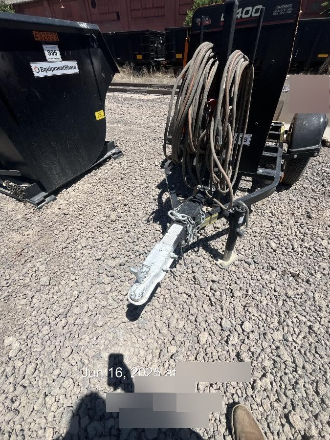 2022 Lincoln Electric LE400 Kubota V1505, Trlr, Cable Rack, Light Kit, ES Decals, T3