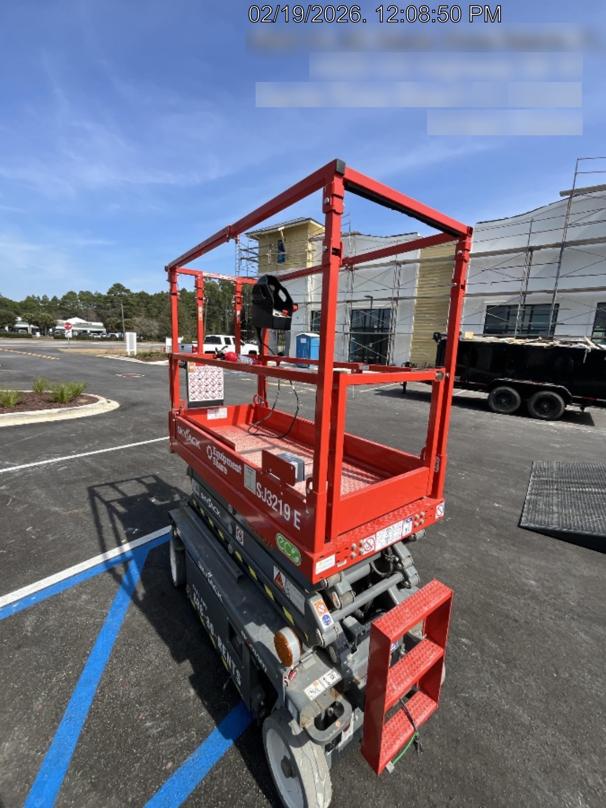 2024 Skyjack SJ3219 Electric Drive, Sld NM Tires, DBcns, RFRails, Power to Platform, T3 + Access Control