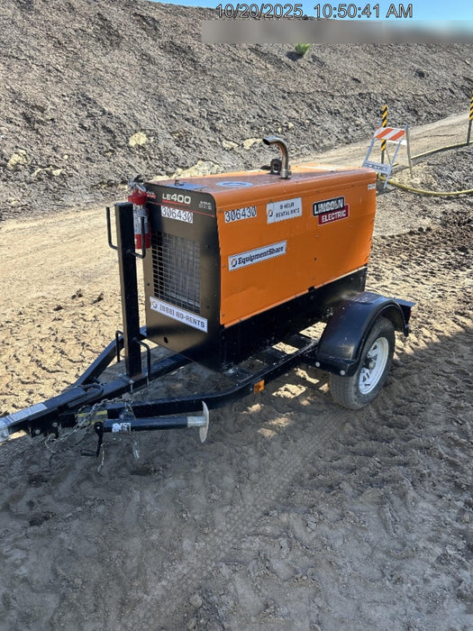 2023 Lincoln Electric LE400 Kubota V1505, Trlr, Cable Rack, Light Kit, ES Decals, T3