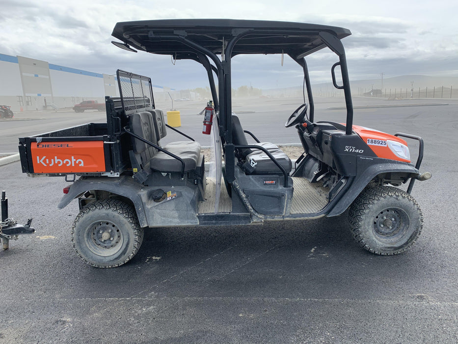 2021 Kubota RTV-X1140W-H Plastic Canopy, Windshield Acrylic Clear, LED Strobe Light, Wire Harness Kit, Back up Alarm