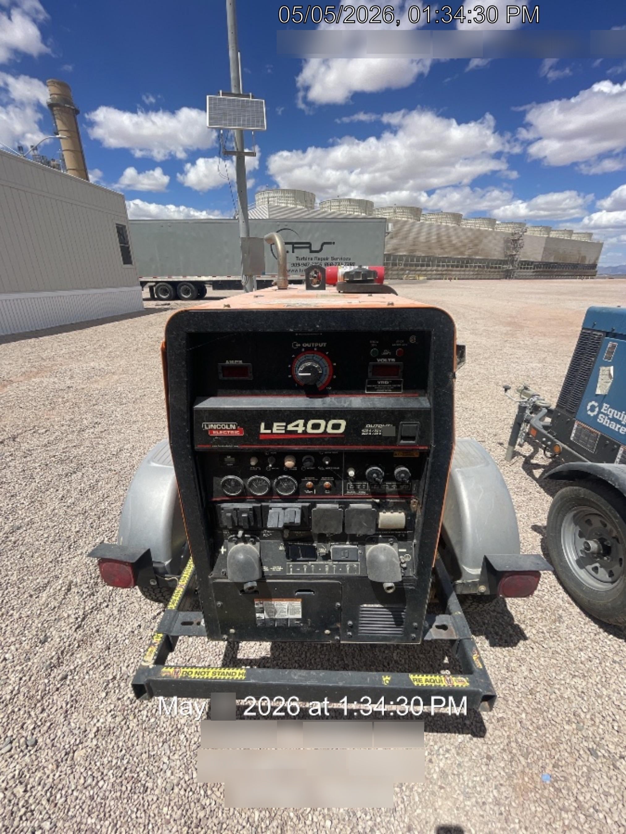 2022 Lincoln Electric LE400 Kubota V1505, Trlr, Cable Rack, Light Kit, ES Decals, T3