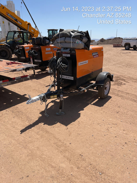 2023 Lincoln Electric LE400 Kubota V1505, Trlr, Cable Rack, Light Kit, ES Decals, T3