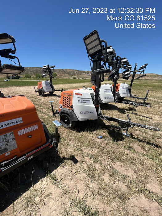 2023 Generac MLT2 Diesel, Flex Switch 120V Input, Powerzone Controller, (4) 320W LED Lights, 4kW Generator, 39.9 Gal Fuel Tank, 2" Ball, T3