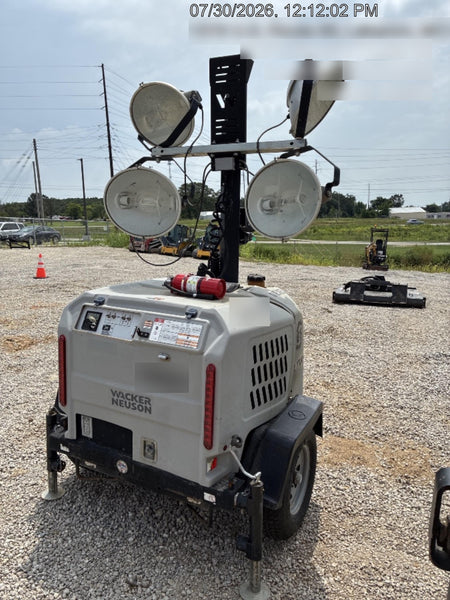 2018 Wacker Neuson LTV6L-MH Wacker Neuson LTV6L Mobile Light Tower w/Fuel Level Sensor Installed