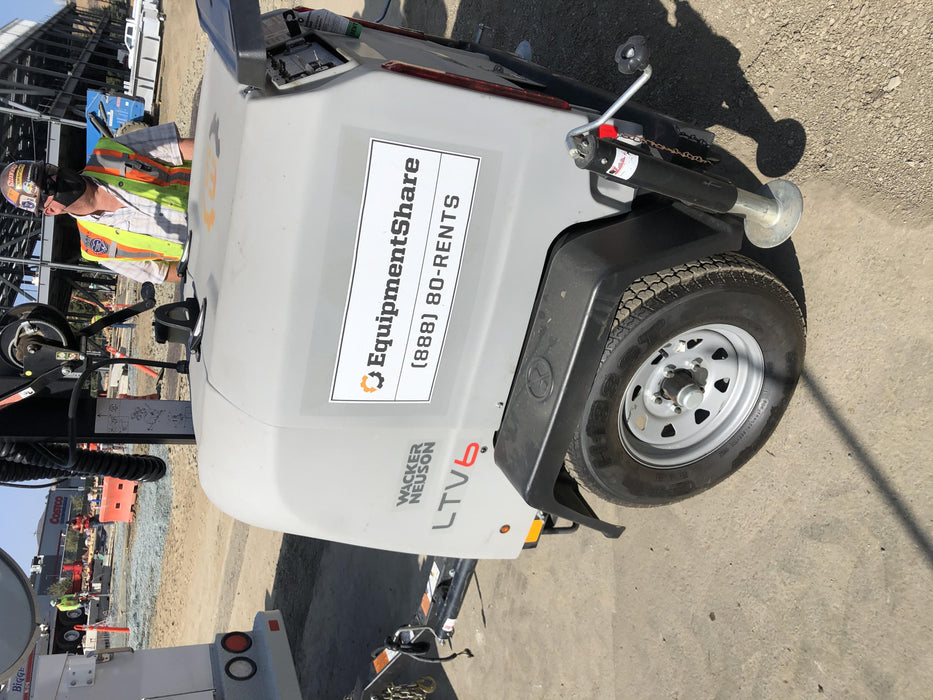 2018 Wacker Neuson LTV6L-MH Wacker Neuson LTV6L Mobile Light Tower w/Fuel Level Sensor Installed