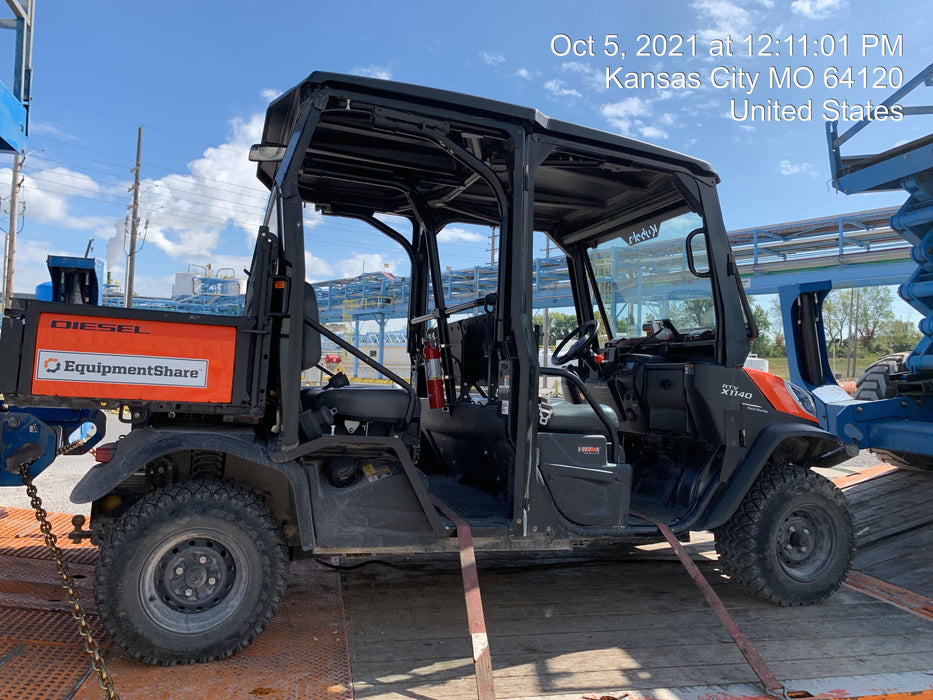 2020 Kubota RTV-X1140 4 Seat UTV, 4WD, Canopy, Standard Rental Spec