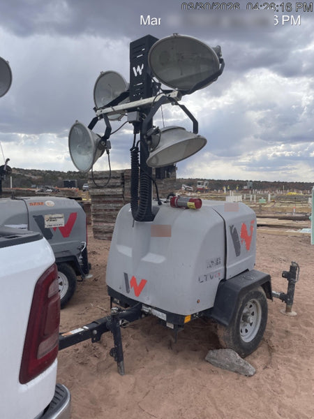 2019 Wacker Neuson LTV6L-MH Wacker Neuson LTV6L Mobile Light Tower w/Fuel Level Sensor Installed