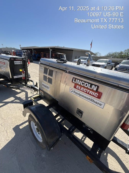 2024 Lincoln Electric LE400 Kubota V1505, Trlr, Cable Rack, Light Kit, ES Decals, T3